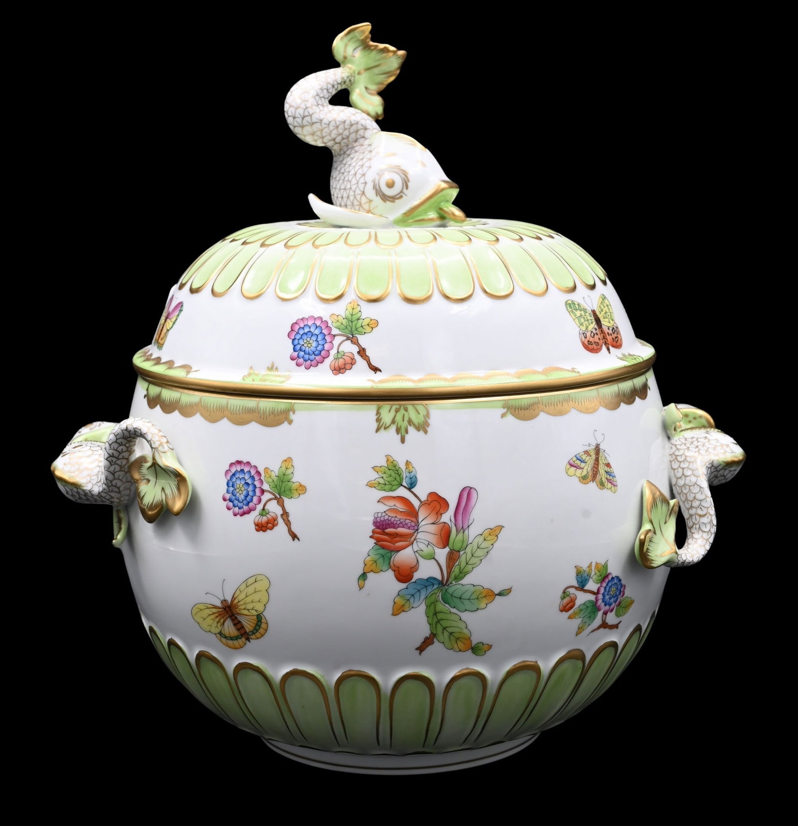 Large Herend Queen Victoria Porcelain Soup Tureen (1 of 6)