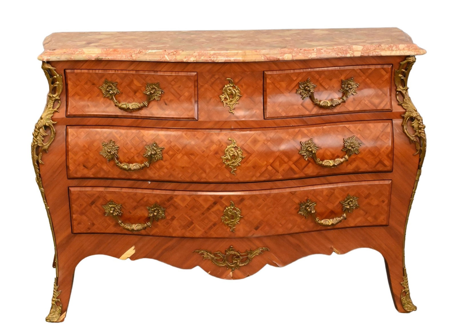 Louis XV Marble Top Commode (1 of 5)