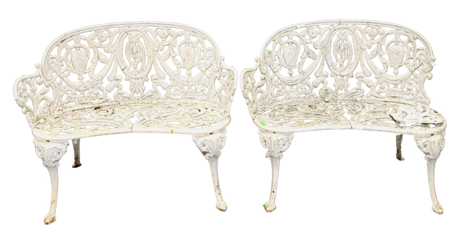 Pair of Victorian Iron Benches (1 of 5)