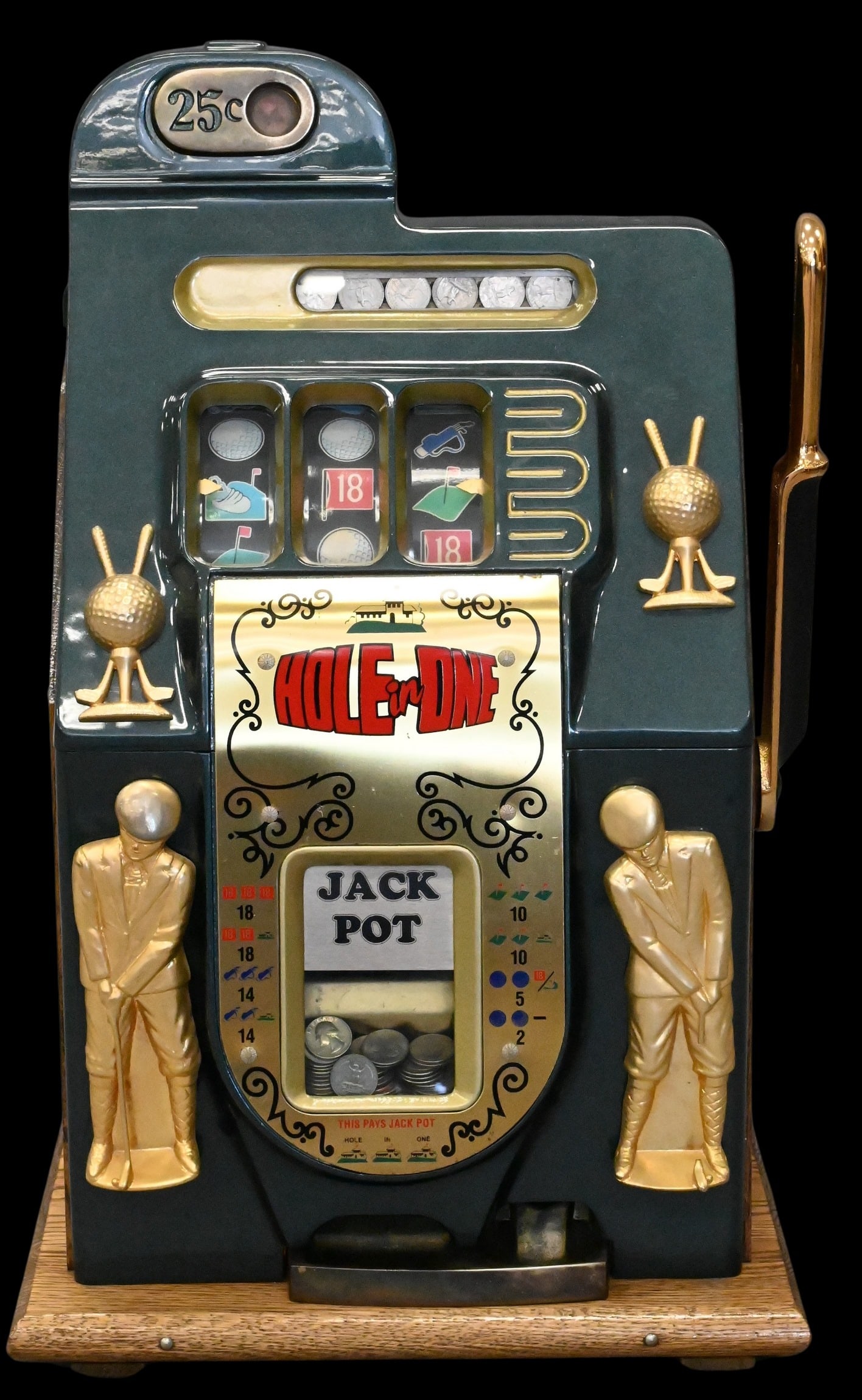 Vintage Hole in One Quarter Slot Machine (1 of 5)