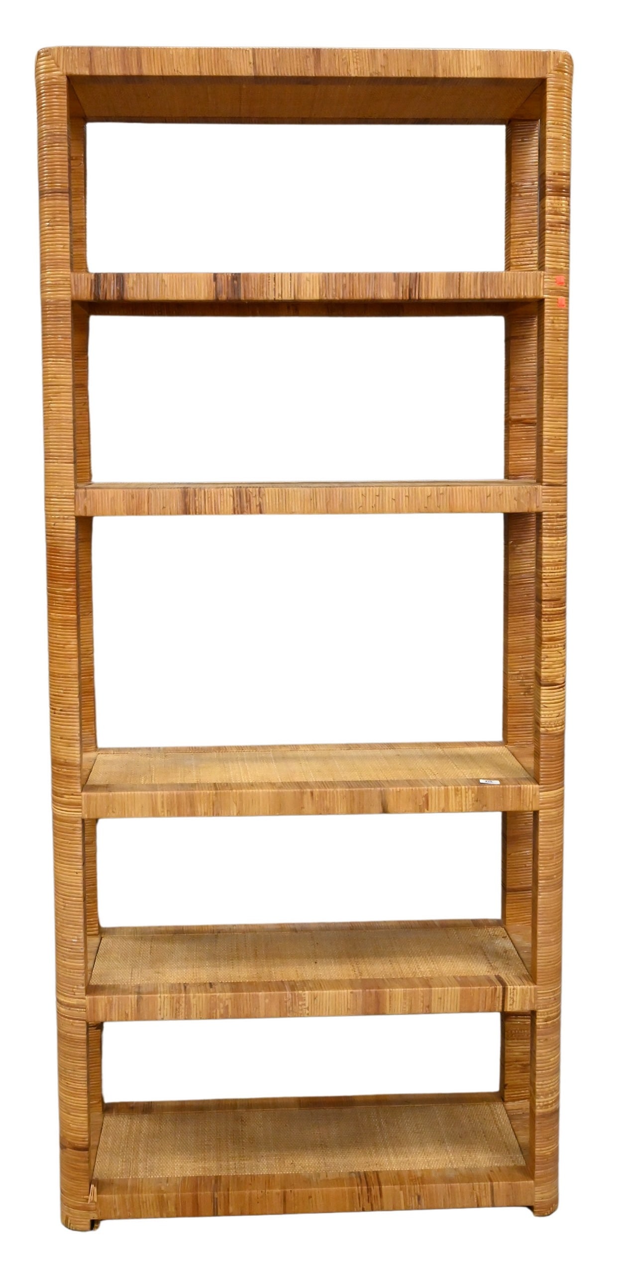 Attributed to Bielecky Brothers Rattan Etagere (1 of 4)