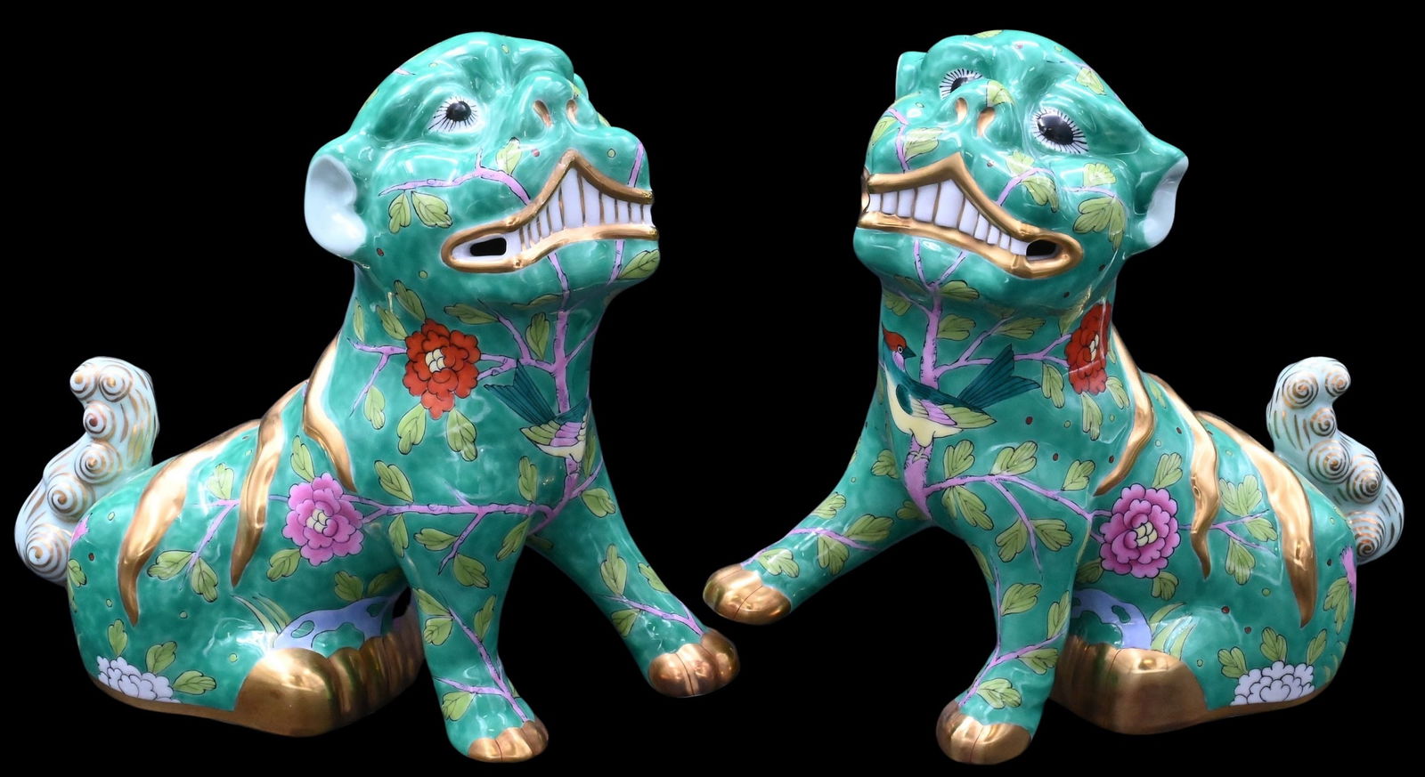 Pair of Herend Reserve Collection Imperial Foo Dogs (1 of 7)