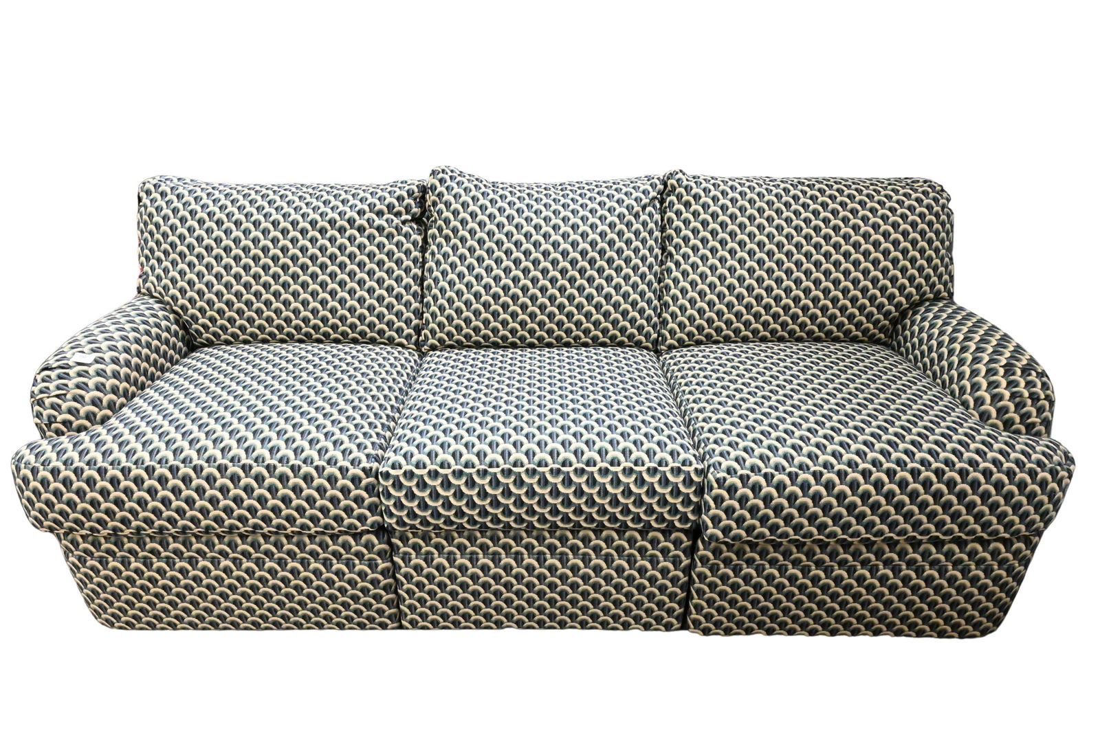 Custom Upholstered Sofa with Recliner at Either End (1 of 4)