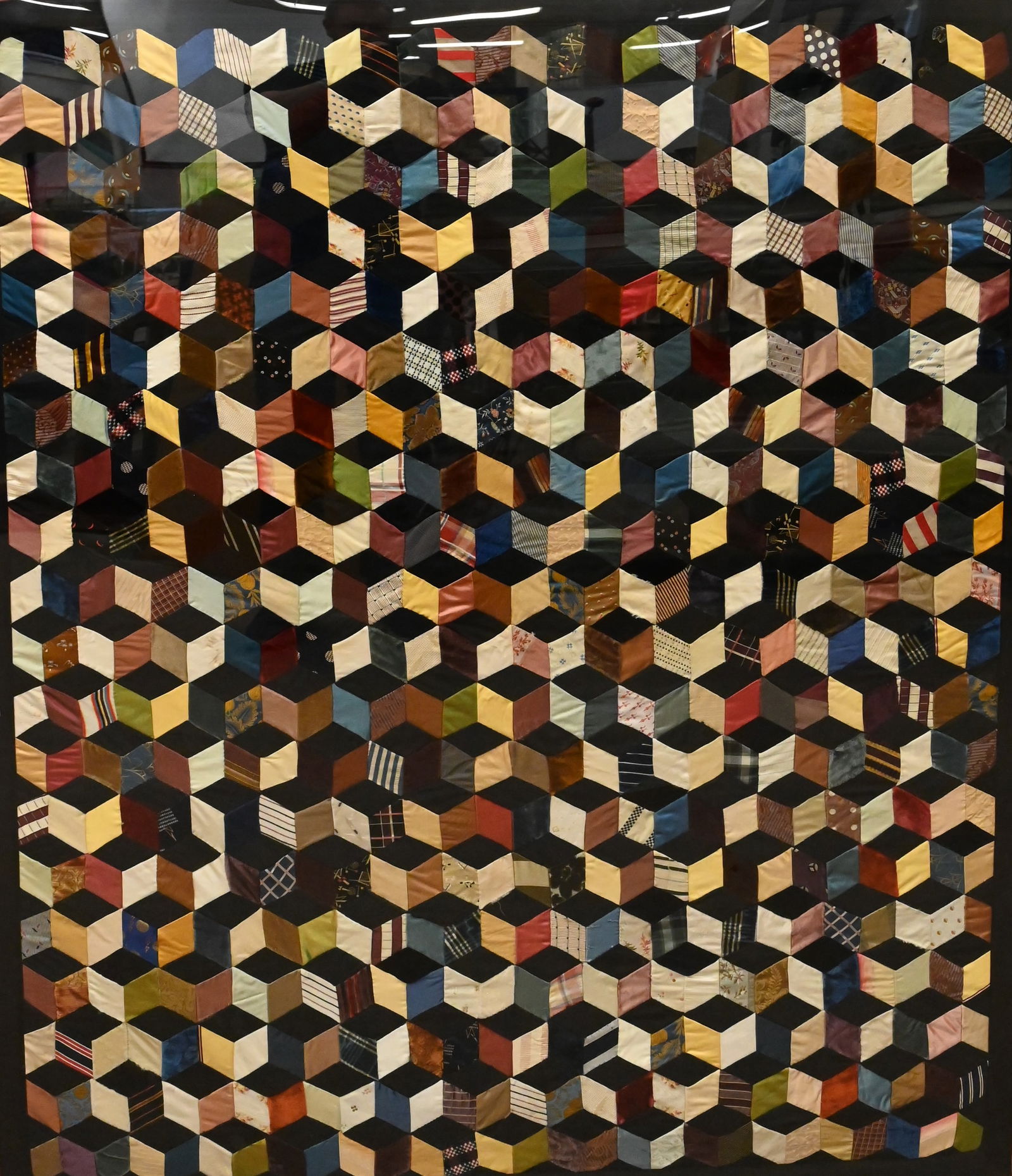 Tumbling Block Quilt (1 of 5)