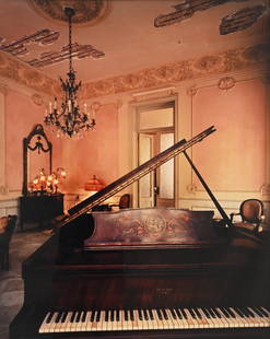 Andrew Moore (American B. 1957): Andrew Moore (American B. 1957) "Casa de la Familia Alonso, Music Room, Havana, Cuba", 1999 Chromogenic print, edition 2/10 40" x 30" Provenance: Stroock & Stroock & Lavan Condition: Overall good cond