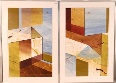 Two Donald Waas (American 20/21st Century)