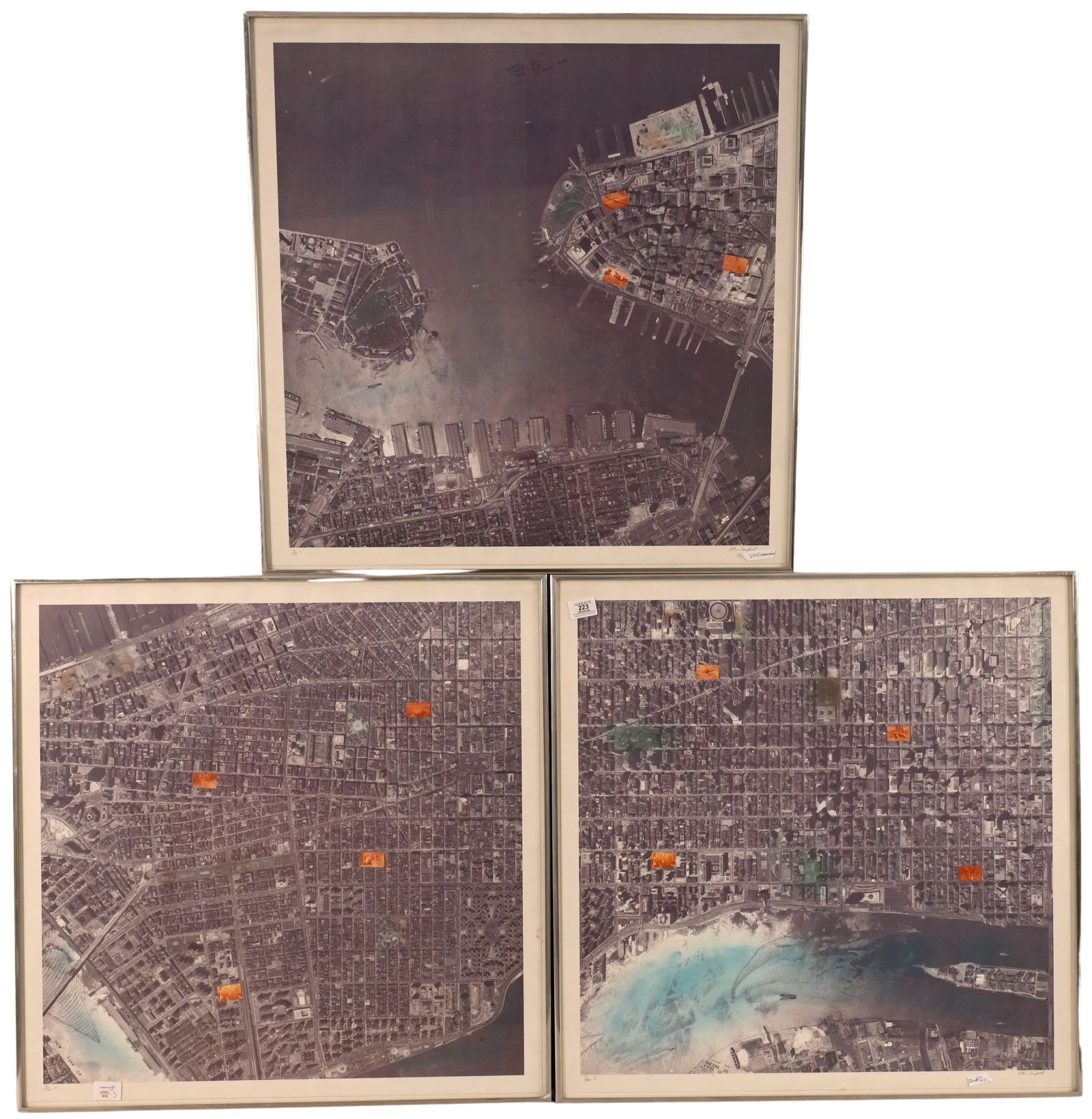 Set of Three Alan Sonfist (American B. 1946) (1 of 8)