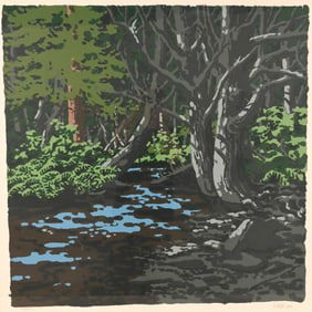 Neil Welliver (American 1929-2005)