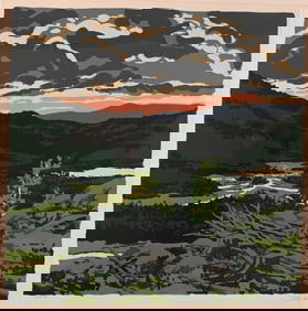 Neil Welliver (American 1929-2005)