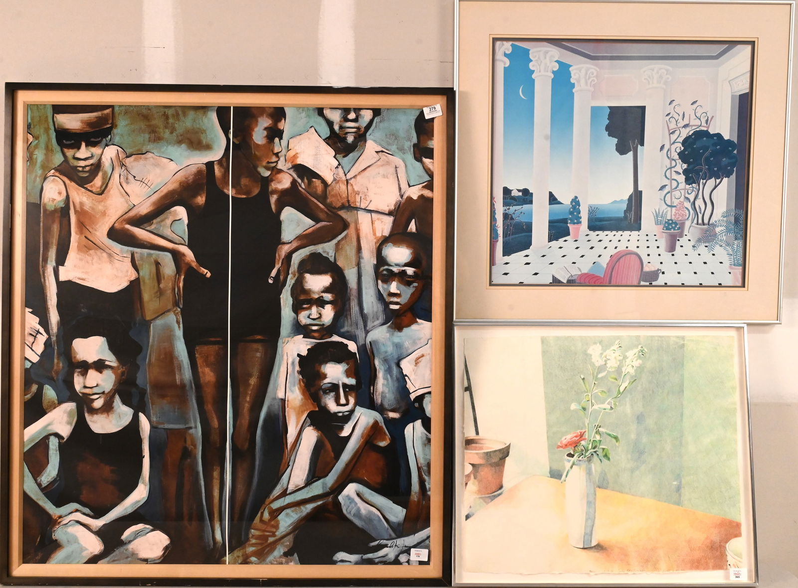 Group of Four Framed Pieces (1 of 8)