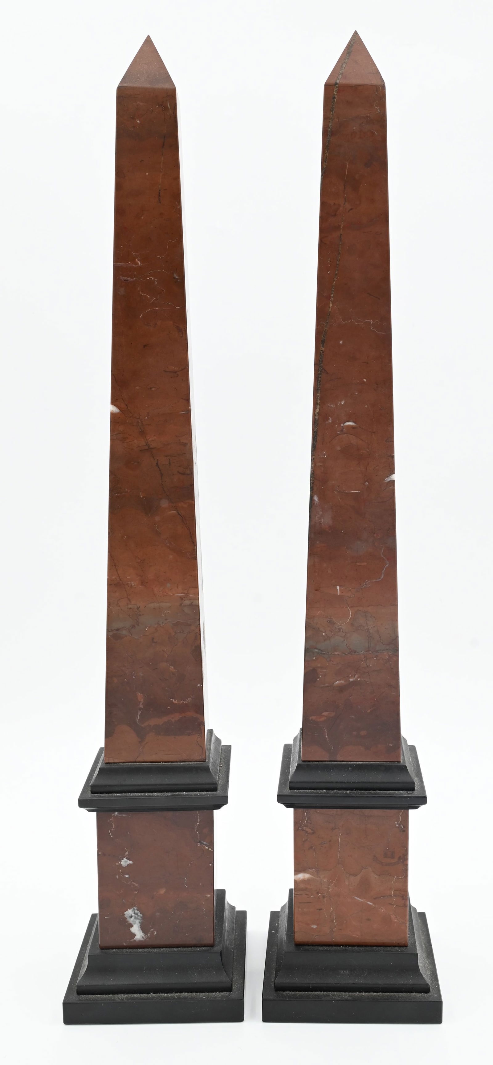 Pair of Neoclassical Marble Obelisks (1 of 5)