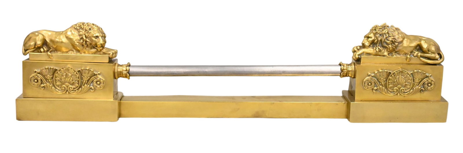 Brass Lion Fire Fender (1 of 5)