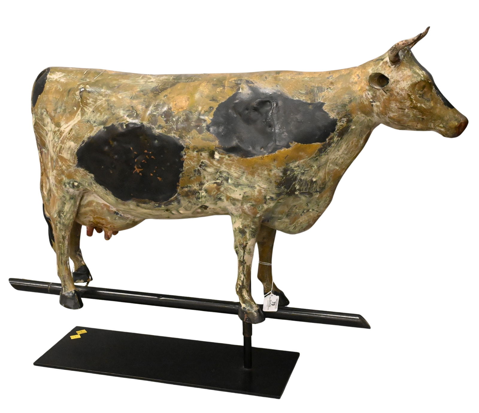 Tin Cow Weathervane (Repainted) (1 of 5)