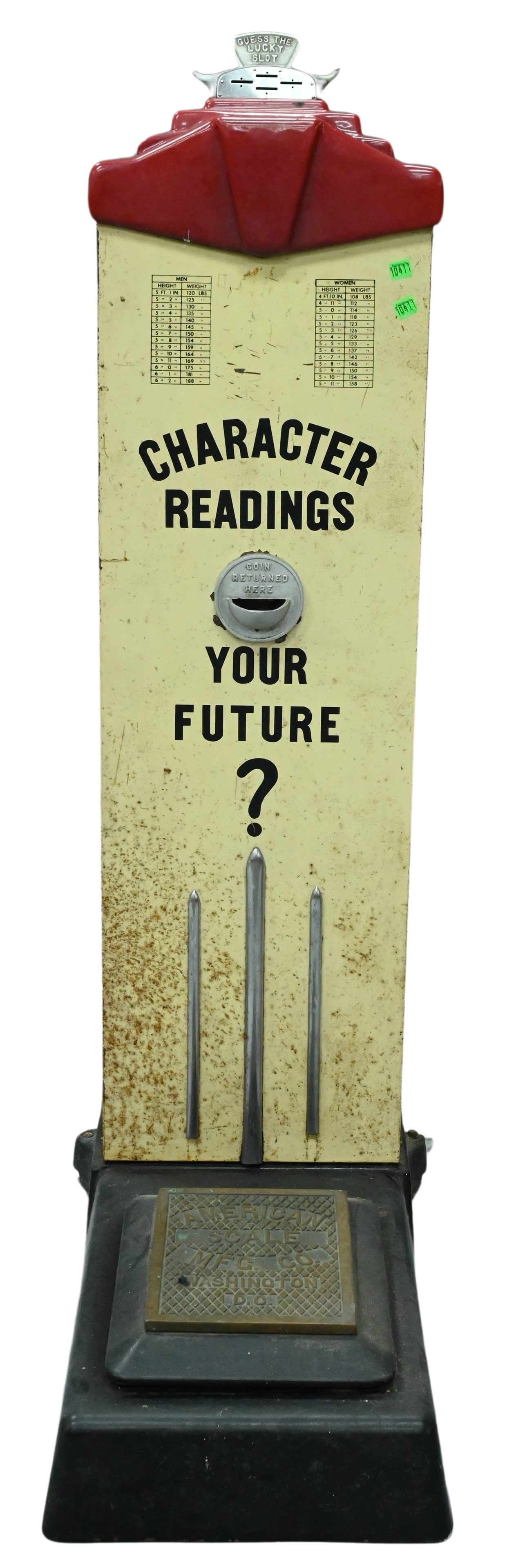 Art Deco Fortune Teller Penny Scale (1 of 5)