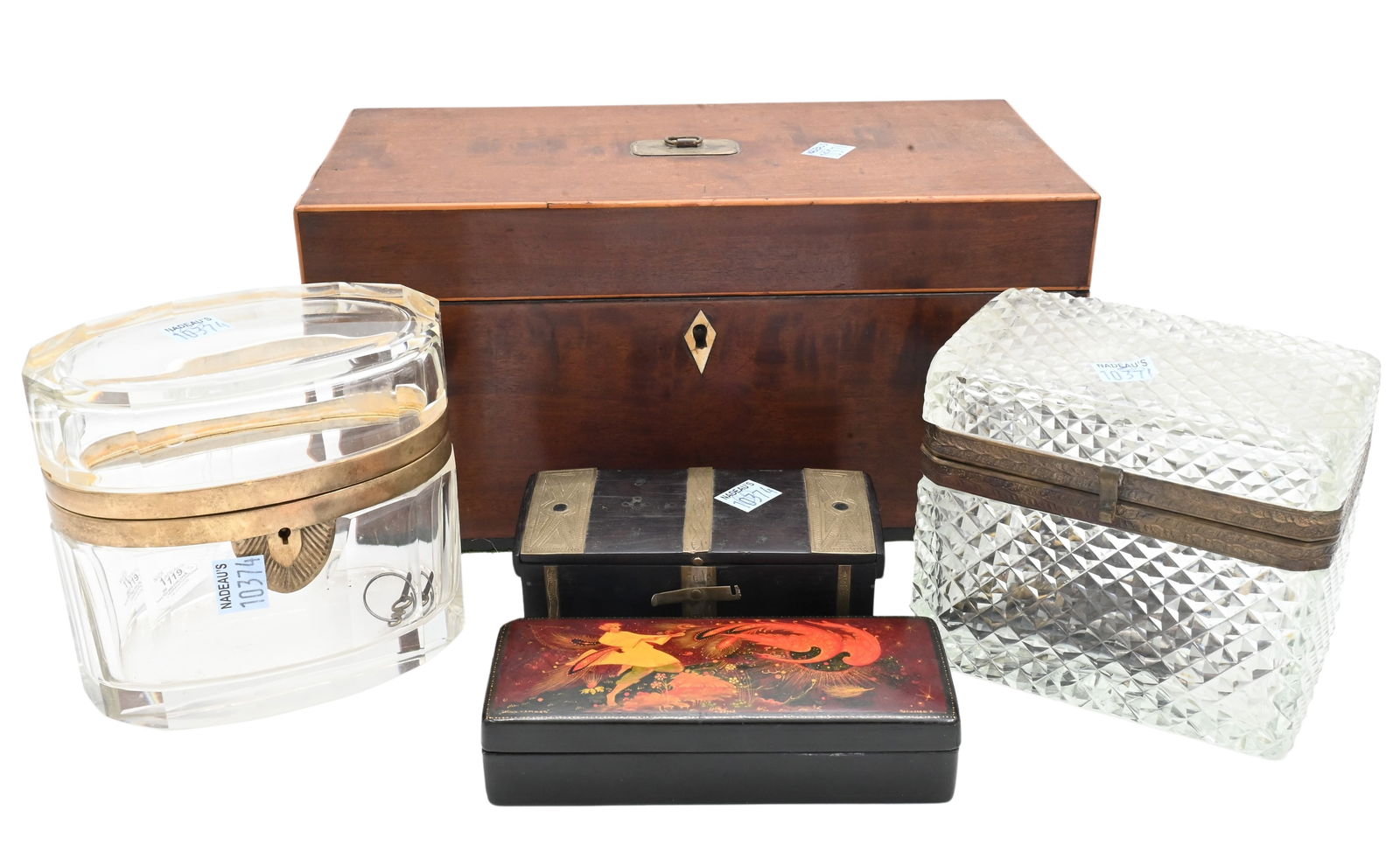 Five Piece Group of Decorative Boxes (1 of 5)