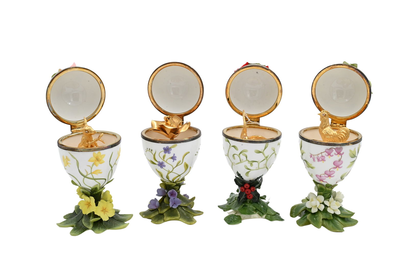 Four Boehm Eggs of the Seasons 1987 Limited Edition (1 of 6)