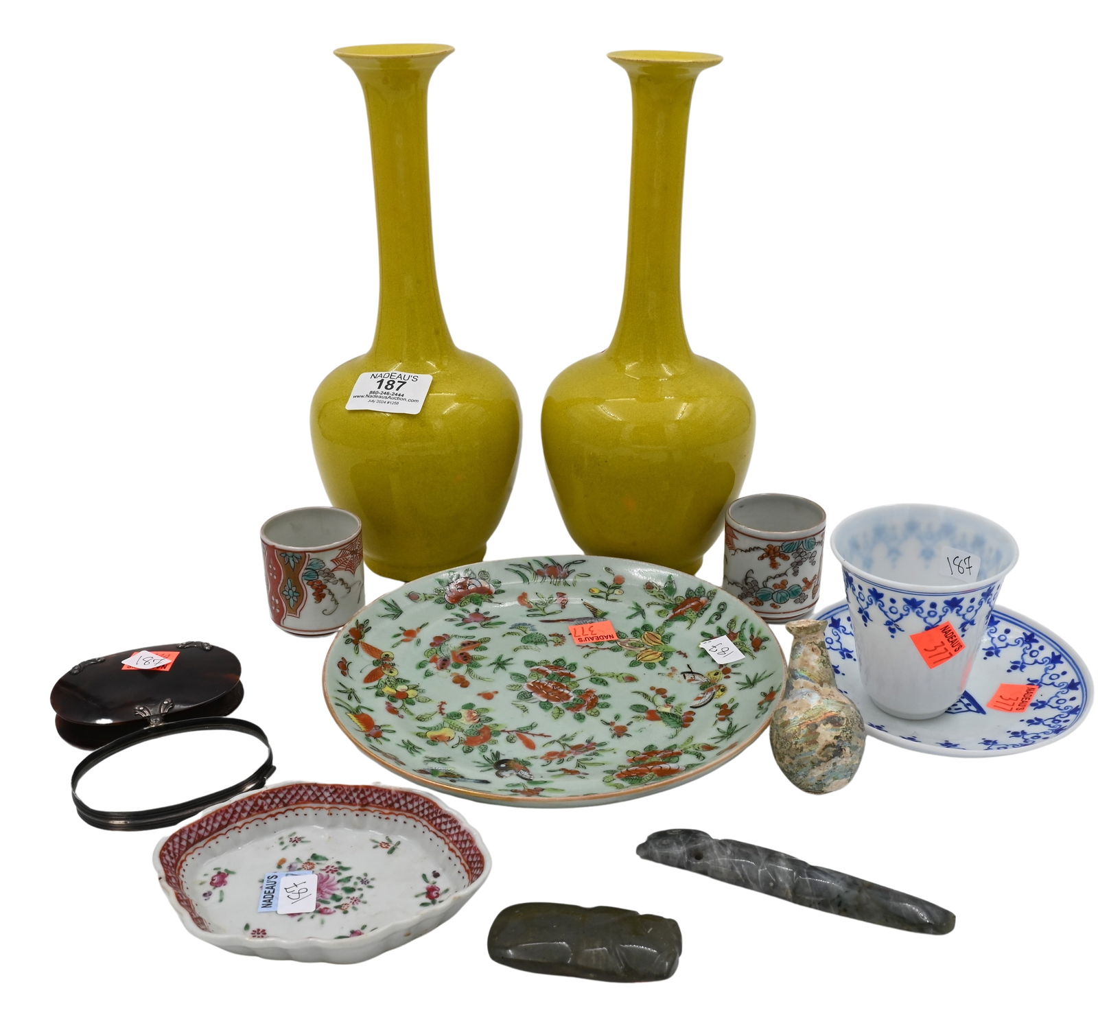 Small Asian Porcelain Group (1 of 9)