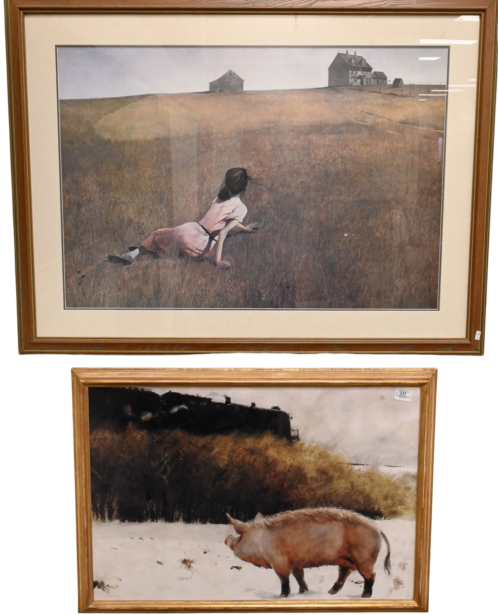 Group of Seven Offset Lithographs After Jamie Wyeth (1 of 8)