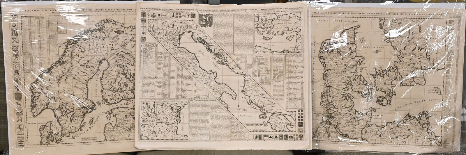 Eight Map Engravings by Henri Chatelain (French 1684-1743) (1 of 8)