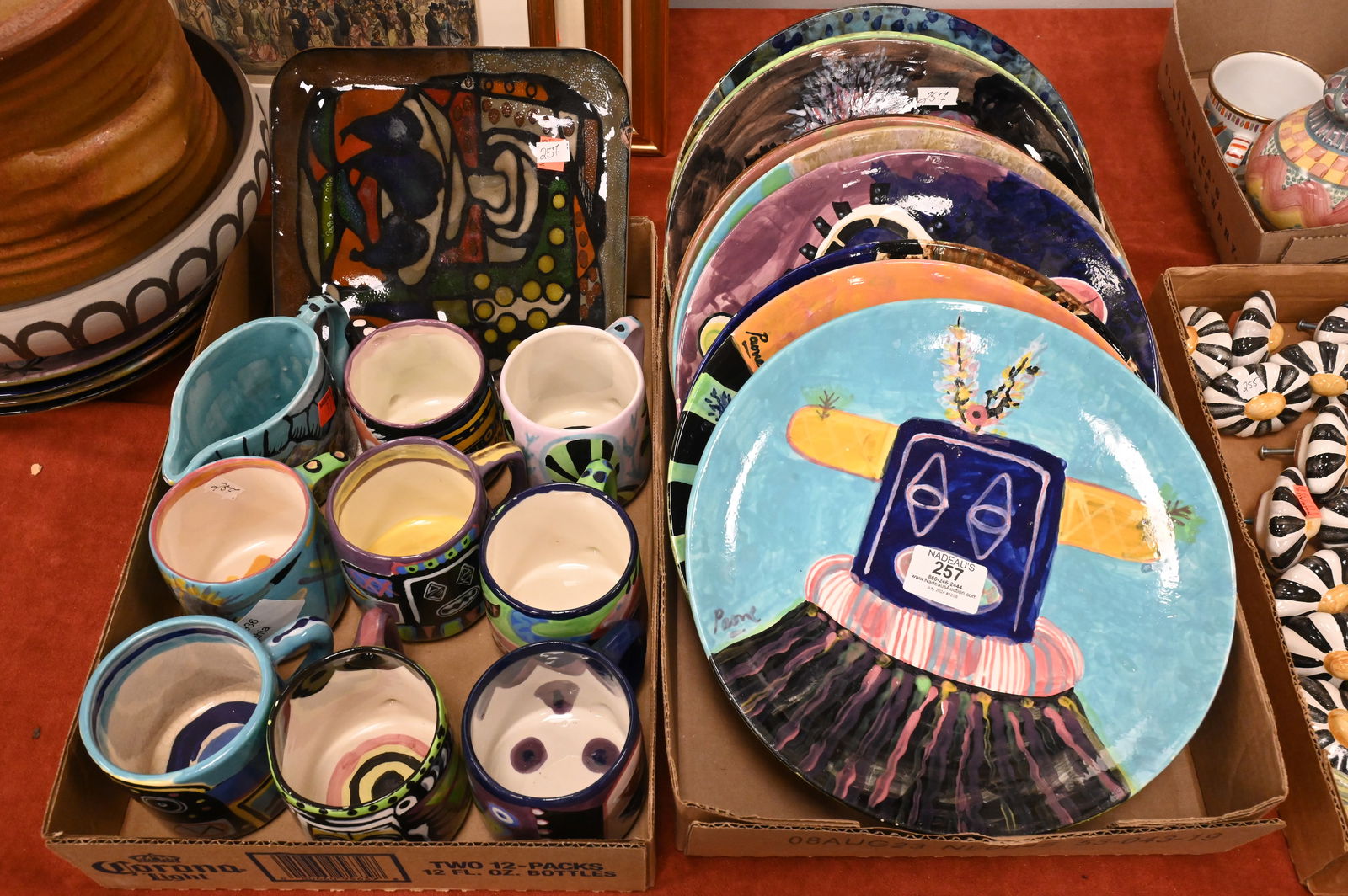 24 Piece Peter Paone (American 1936) Ceramic Service (1 of 11)