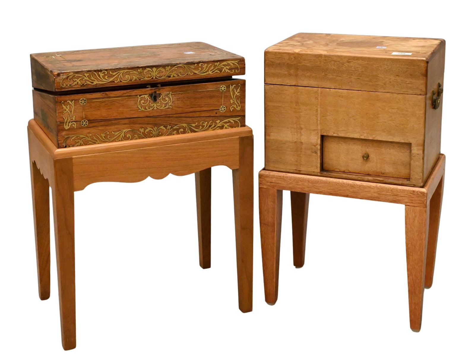 Two Wooden Boxes on Stands (1 of 5)