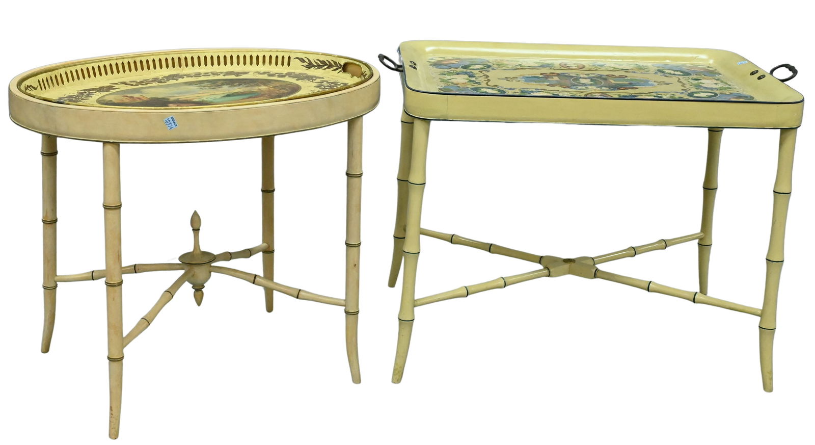 Two Tole Tray Top Tables (1 of 4)