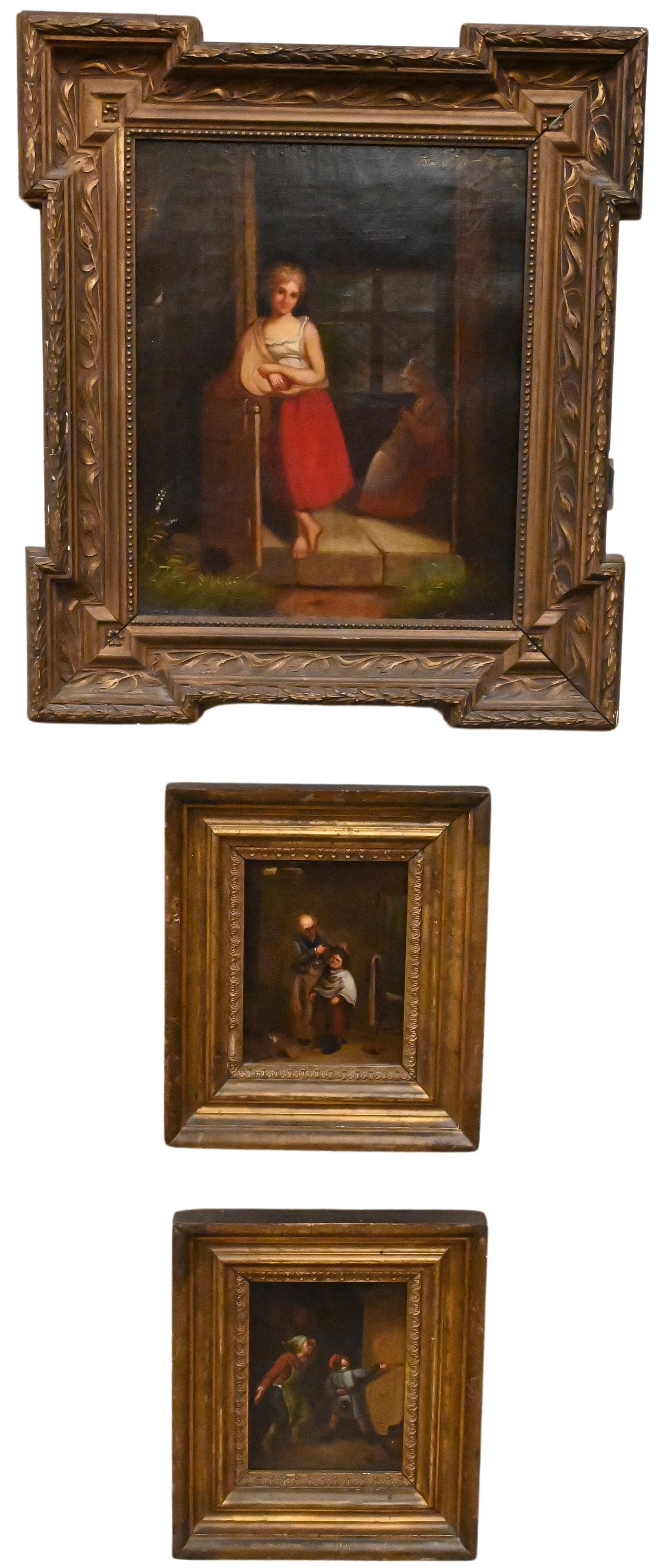 Four Framed Genre/Interior Scenes (1 of 5)