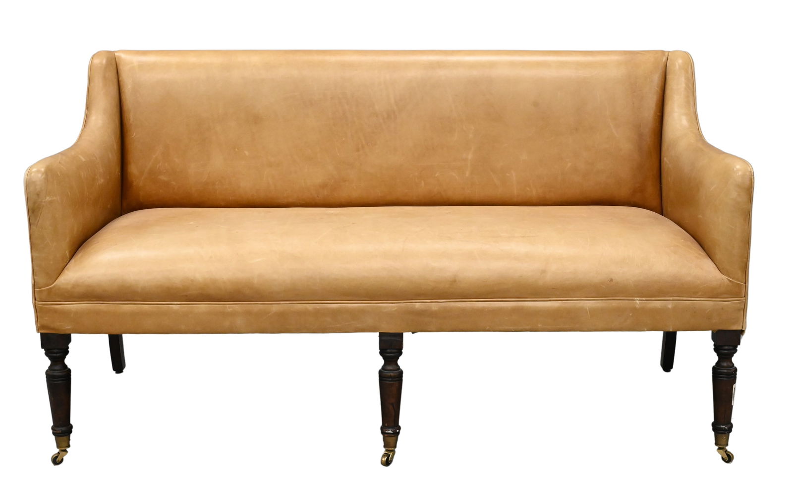 Ralph Lauren Leather Upholstered Loveseat (1 of 4)