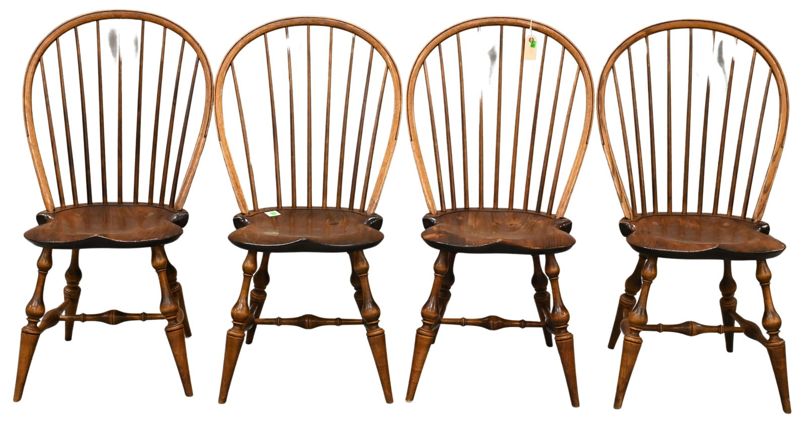 Set of Four D.R. Dimes Windsor Style Side Chairs (1 of 5)