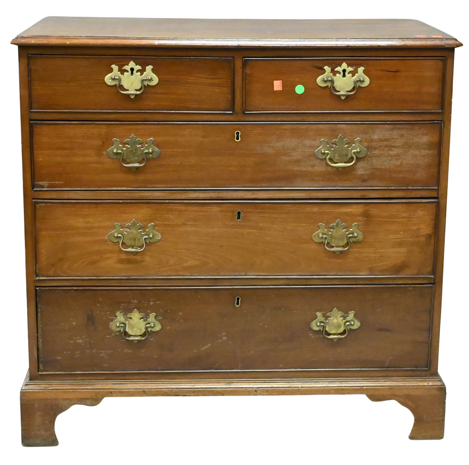 George IV Mahogany Two Over Three Drawer Chest (1 of 4)