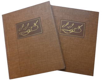 The Original Watercolor Paintings Volumes I and II  by Audubon for  The Birds of America