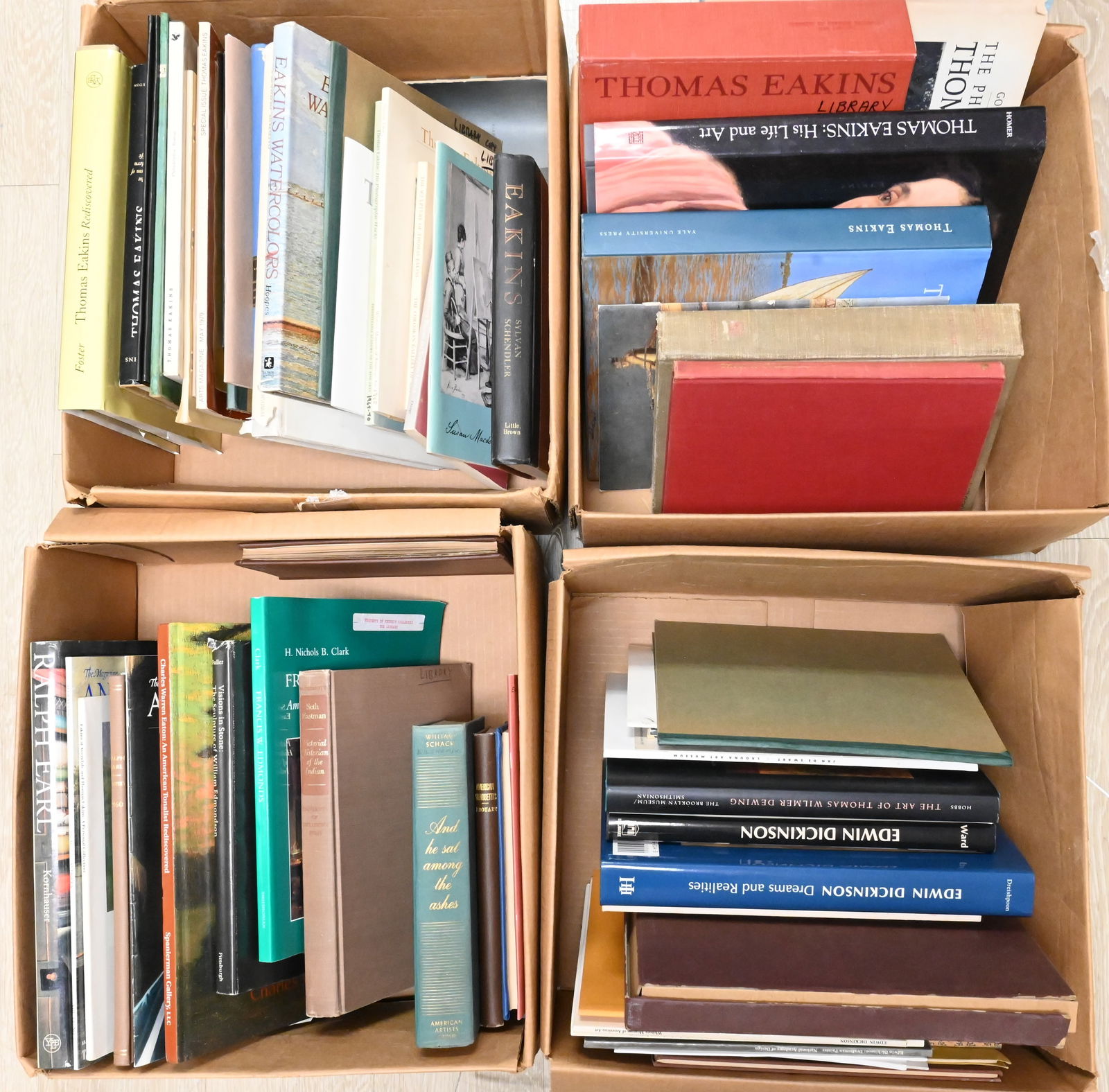 Four Box Lots of Art Reference Books (1 of 5)