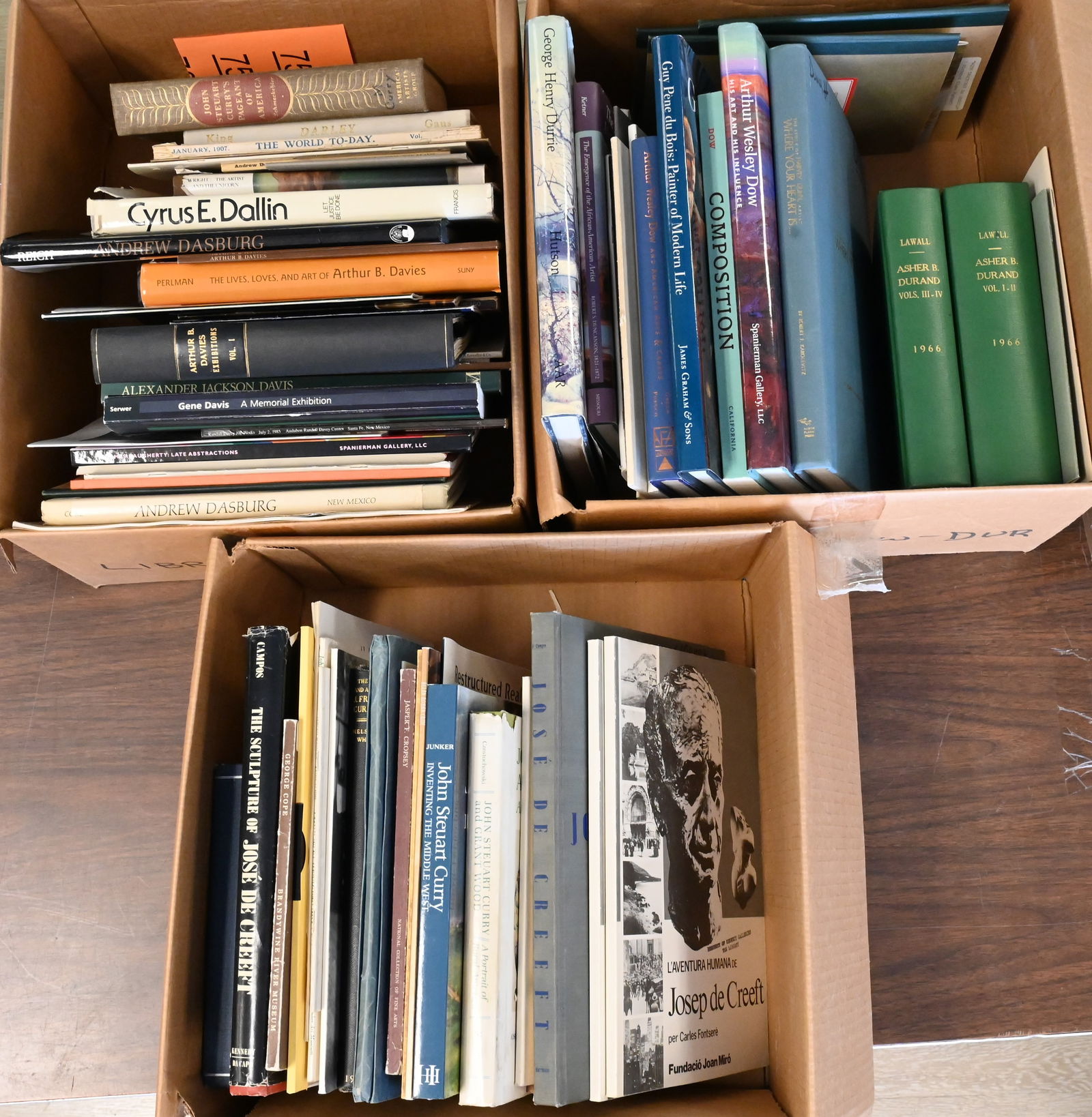Three Boxes of Art Reference Books, Catalogs, and Coffee Table Books (1 of 7)