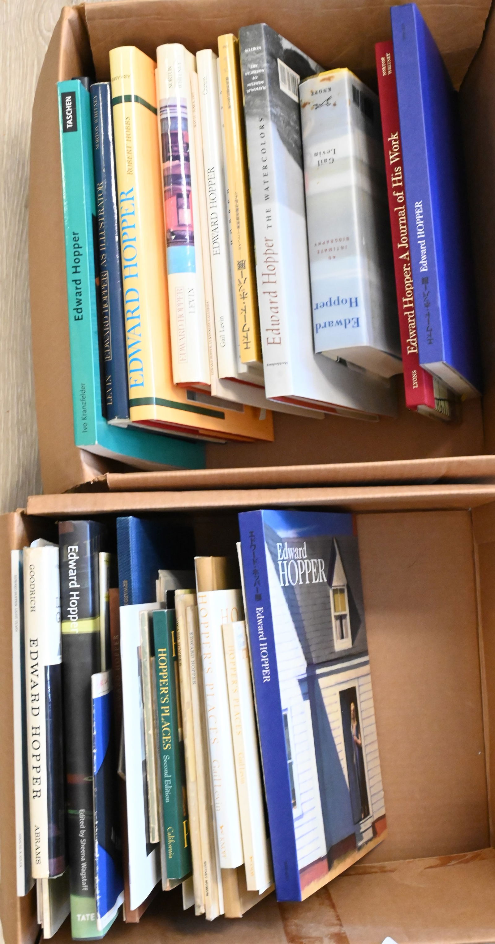 Two Box Lots of Art Reference Books on Edward Hopper (1 of 4)