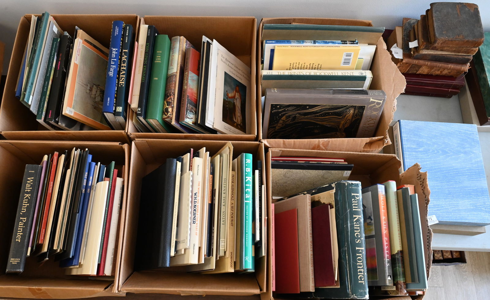 Six Boxes of Art Reference Books, Catalogs, and Coffee Table Books (1 of 12)