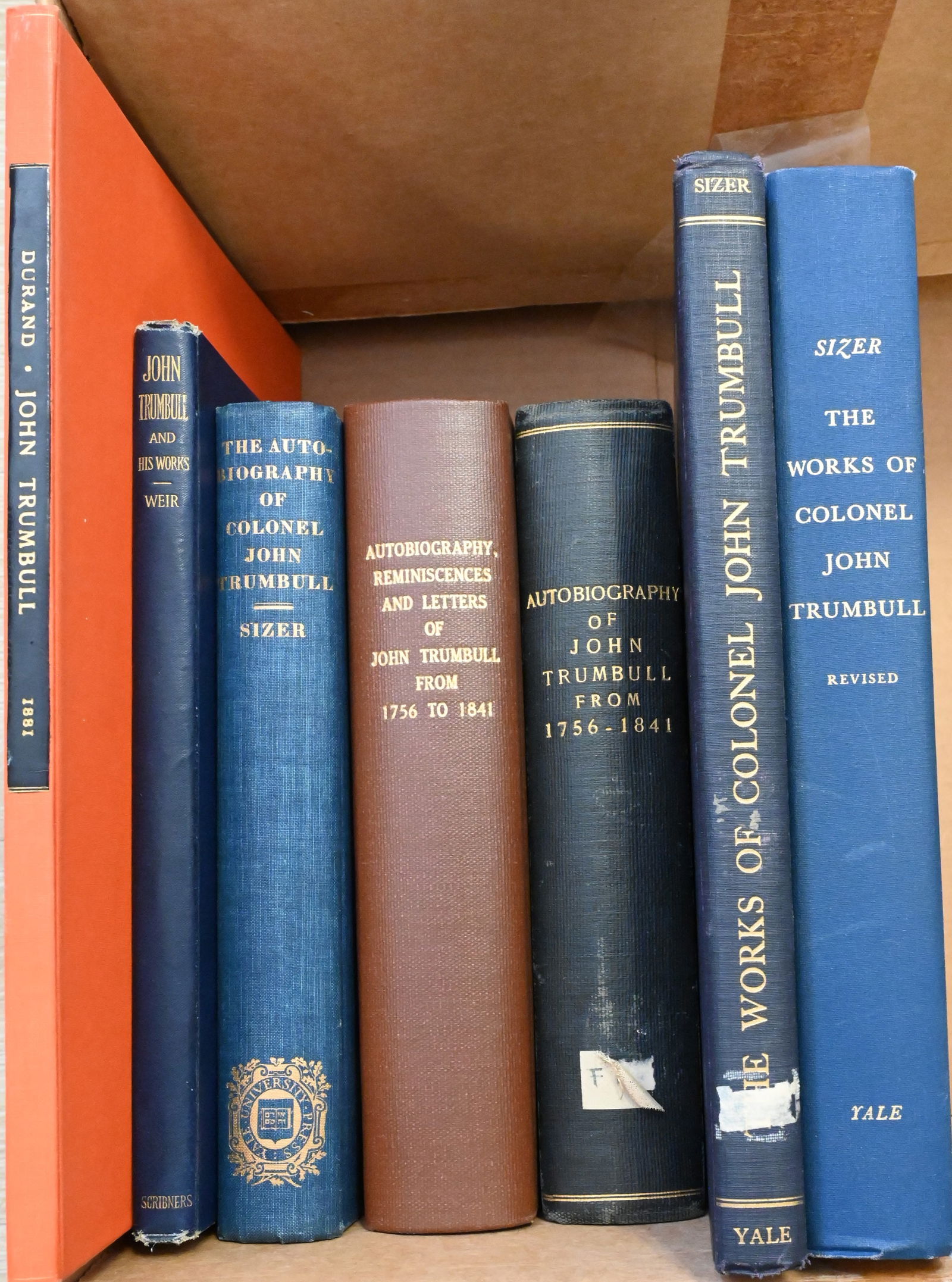 Seven Reference Books on John Trumbull (1 of 3)