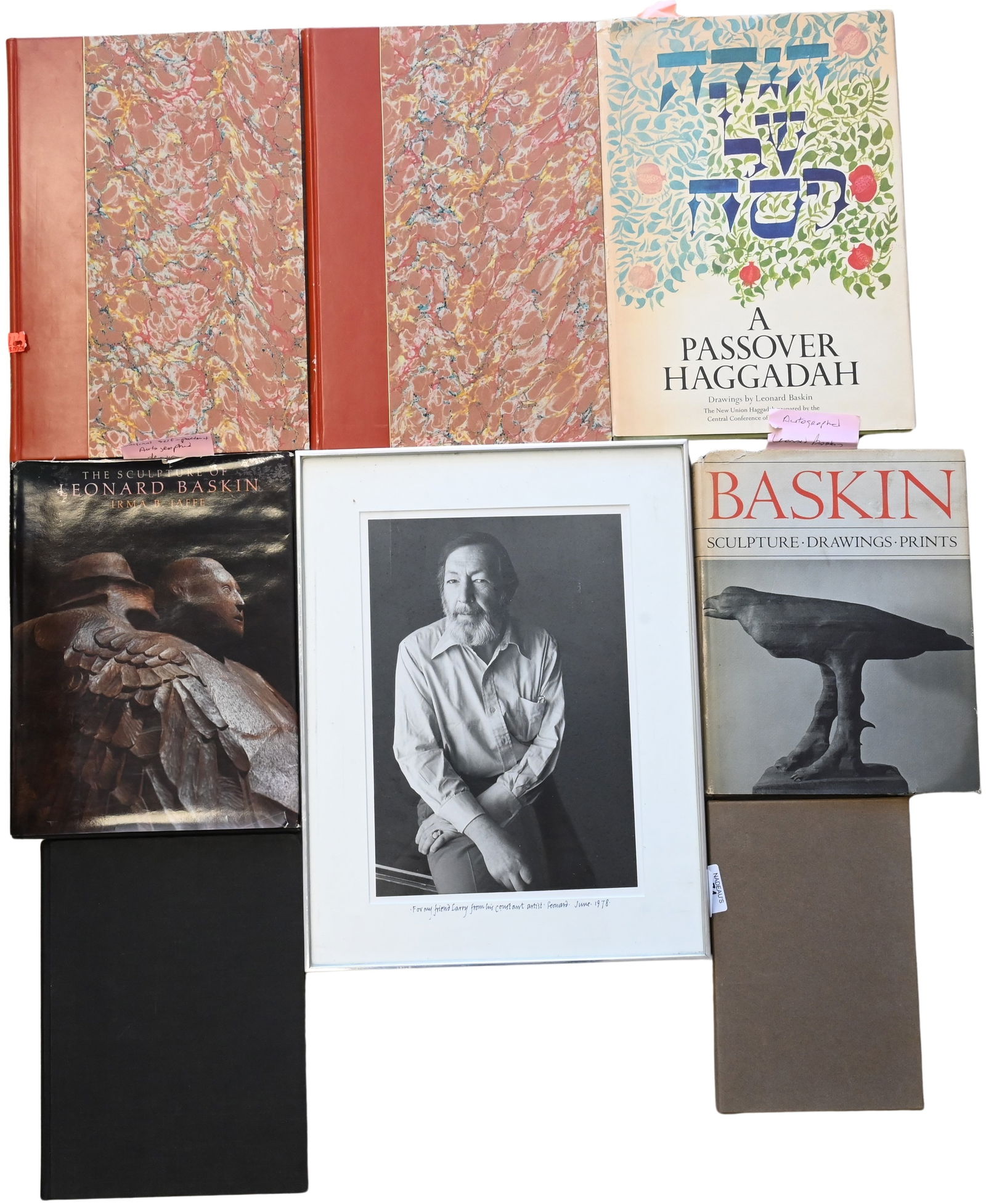 Seven Books on Leonard Baskin (American 1922-2000) (1 of 9)