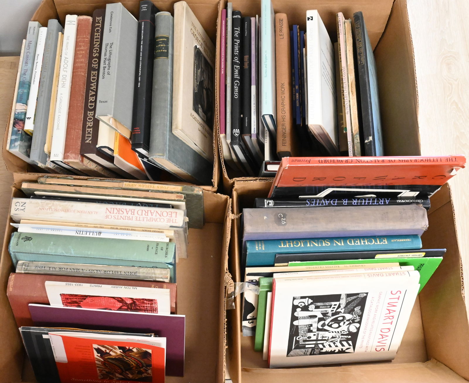 Four Box Lots of Art Reference Books and Catalogue Raisonnes (1 of 8)