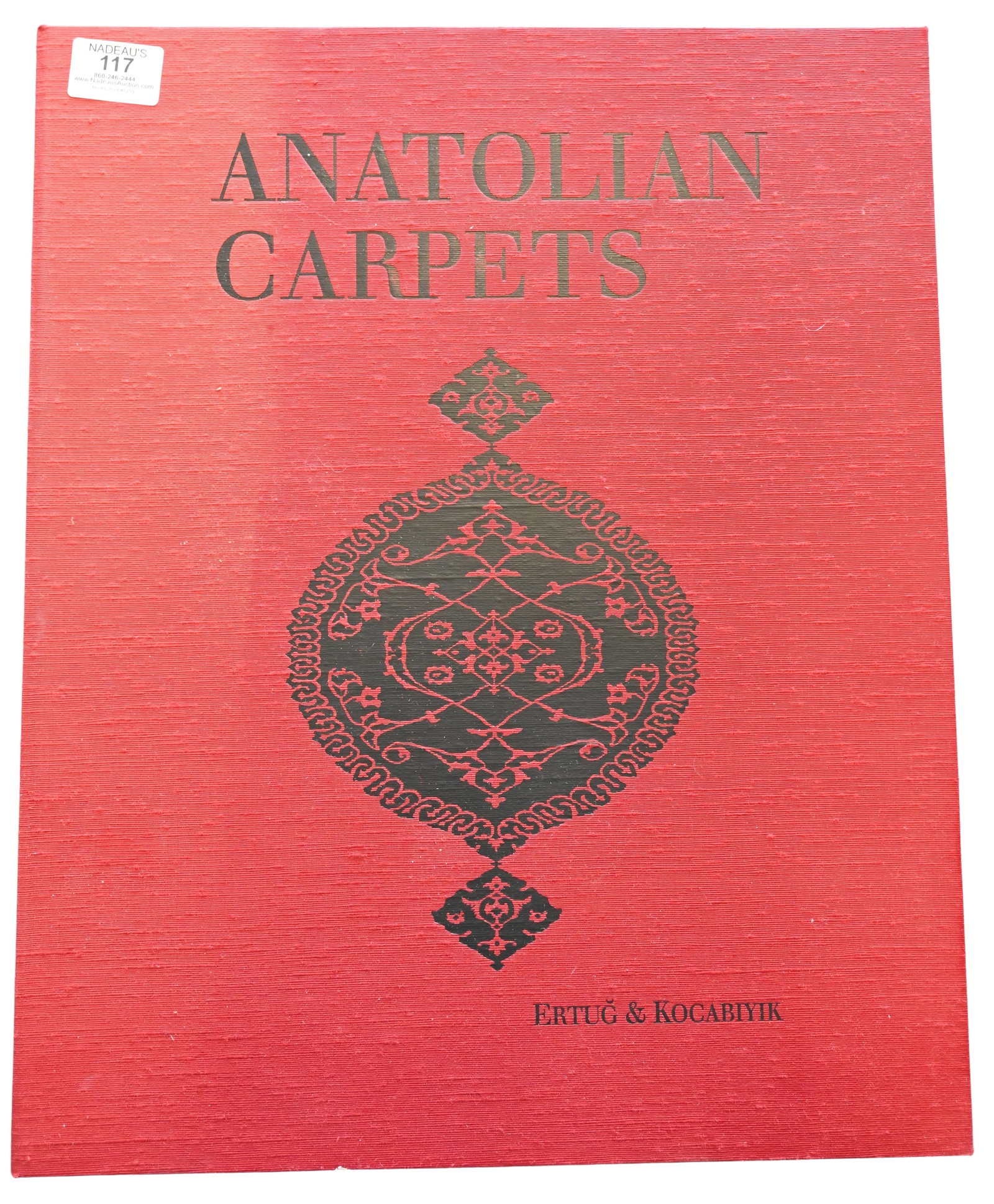 Anatolian Carpets: Masterpieces from the Museum of Turkish and Islamic Arts Volumes I and II: Anatolian Carpets: Masterpieces from the Museum of Turkish and Islamic Arts Volumes I and II by Denny Olar and Ertug, published by Ertug and Kocabiyik, 1999, limited edition of 1500, in red slip case