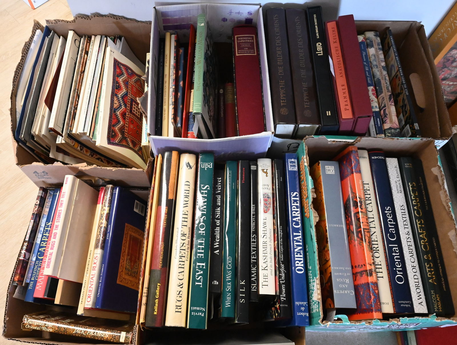 Six Box Lots of Reference Books on Textiles (1 of 7)