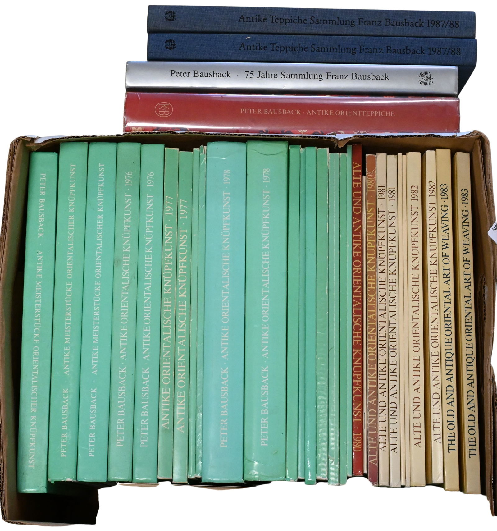 Box Lot of Peter Bausback Catalogs (1 of 4)