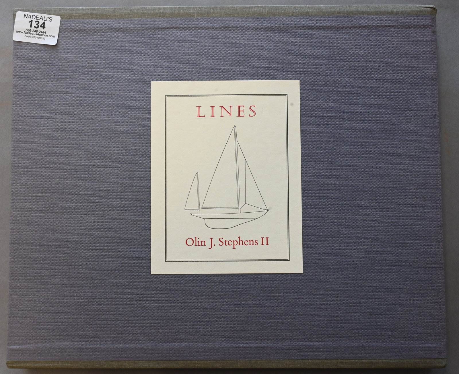 Lines: A Half Century of Yacht Designs by Sparkman and Stephens 1930-1980: Lines: A Half Century of Yacht Designs by Sparkman and Stephens 1930-1980 published by David Godine 2002, edition 78/250, signed, in original slipcase