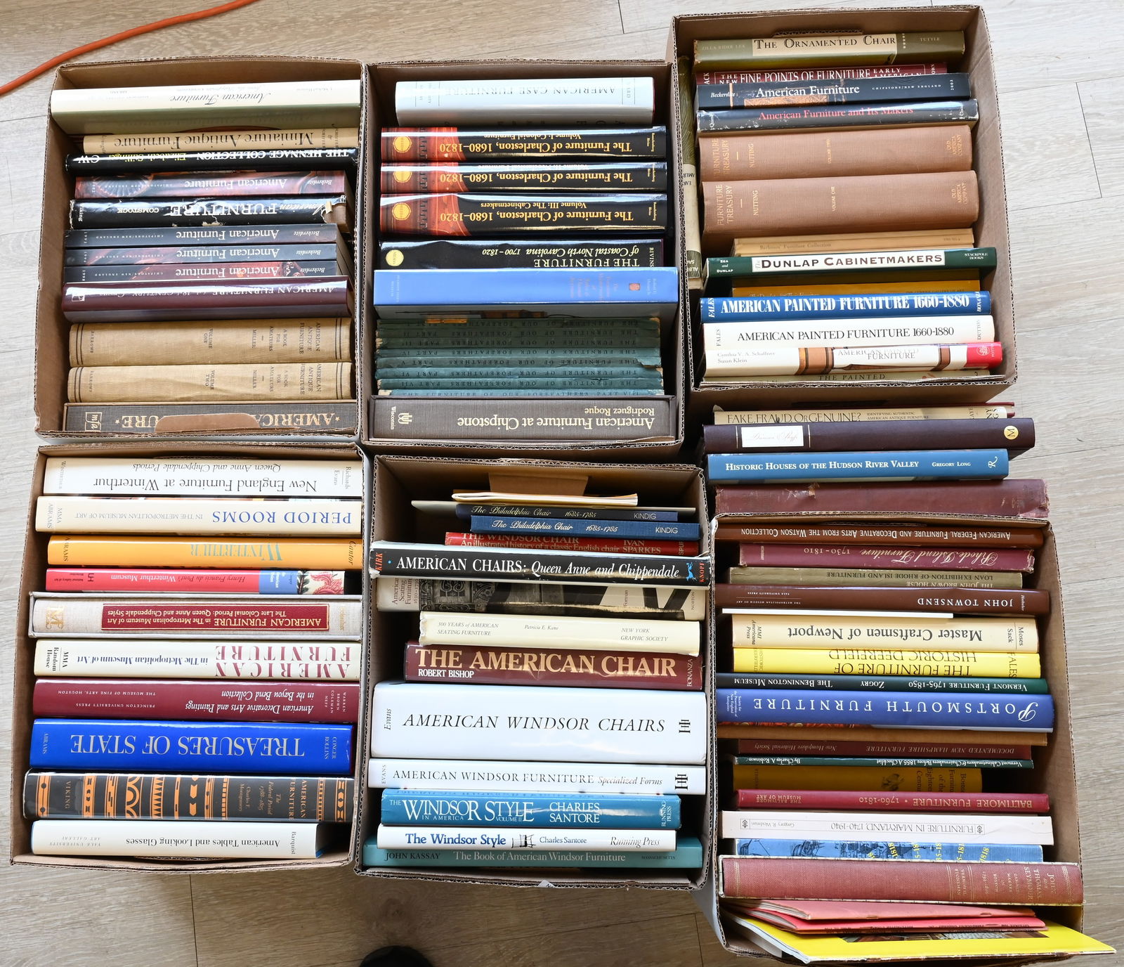 Six Box Lots of Reference Books on American Furniture (1 of 7)