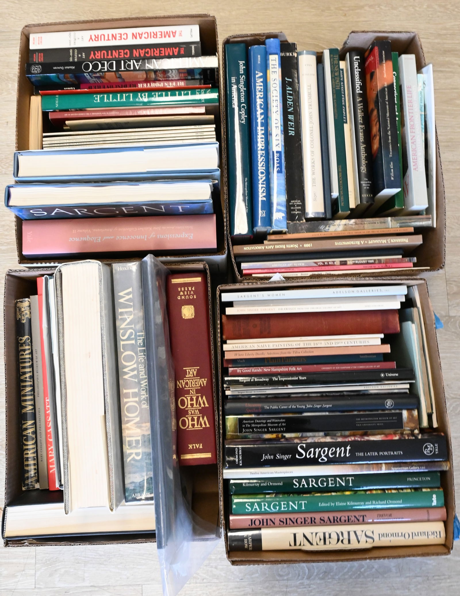 Four Box Lots of Art Reference and Coffee Table Books (1 of 5)