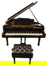 Steinway Baby Grand Piano and Bench