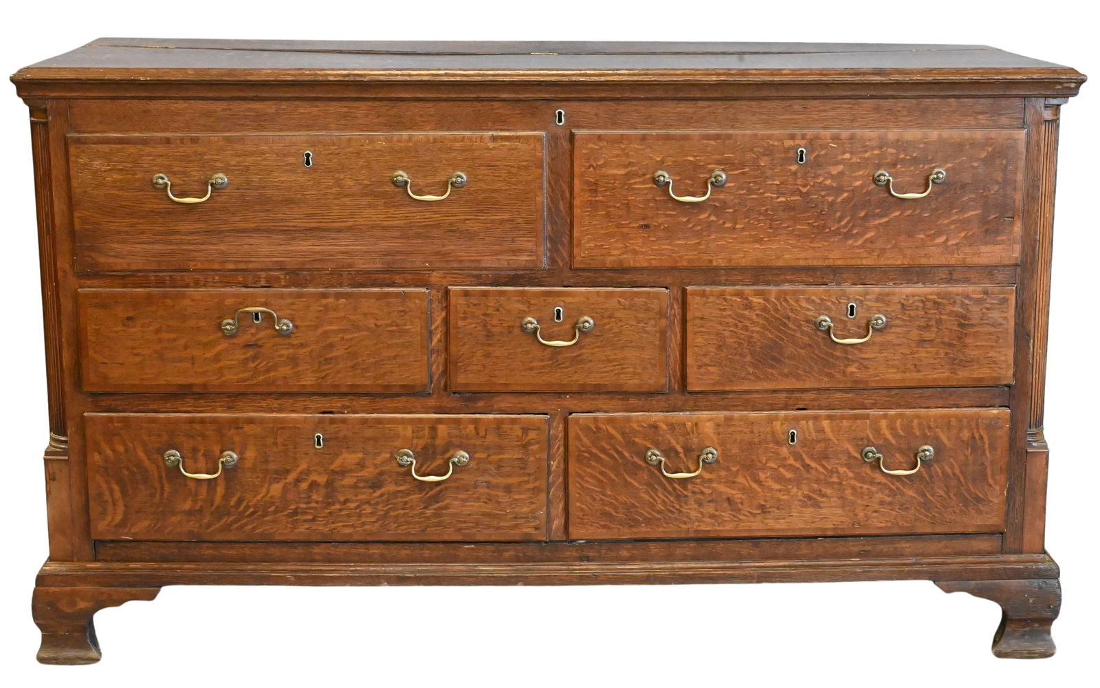 English Oak Lift Top Chest (1 of 4)