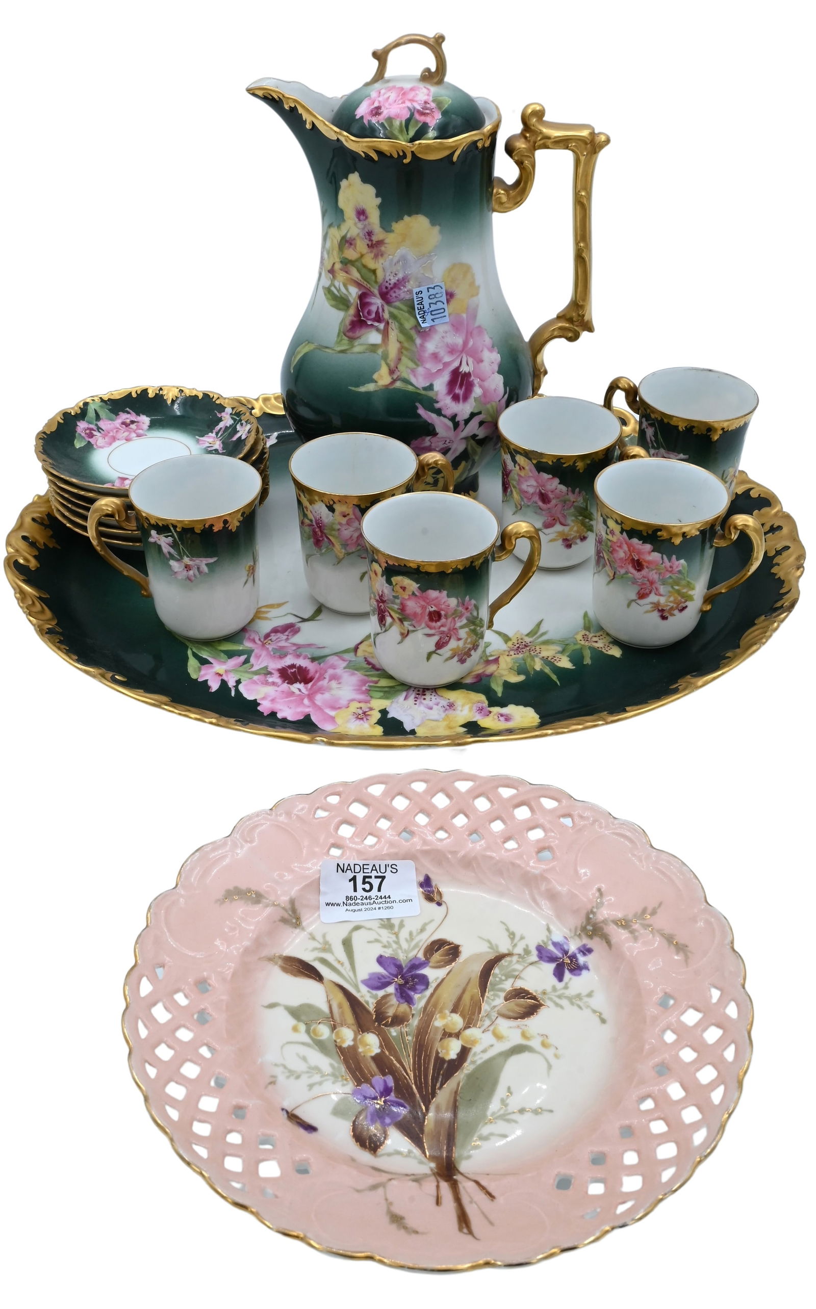 Hand Painted Porcelain Group (1 of 9)