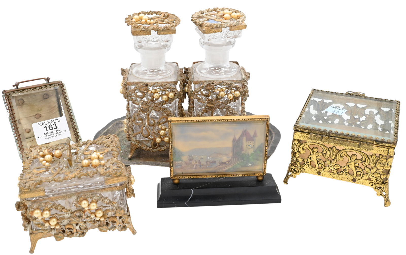 Seven Piece Vanity or Desktop Group (1 of 7)