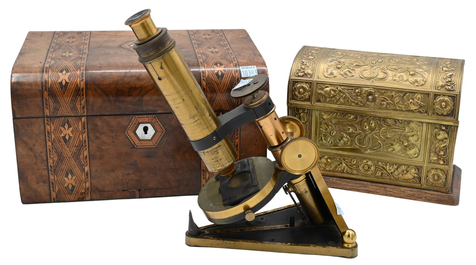 Three Piece 19th Century Desktop Group (1 of 6)