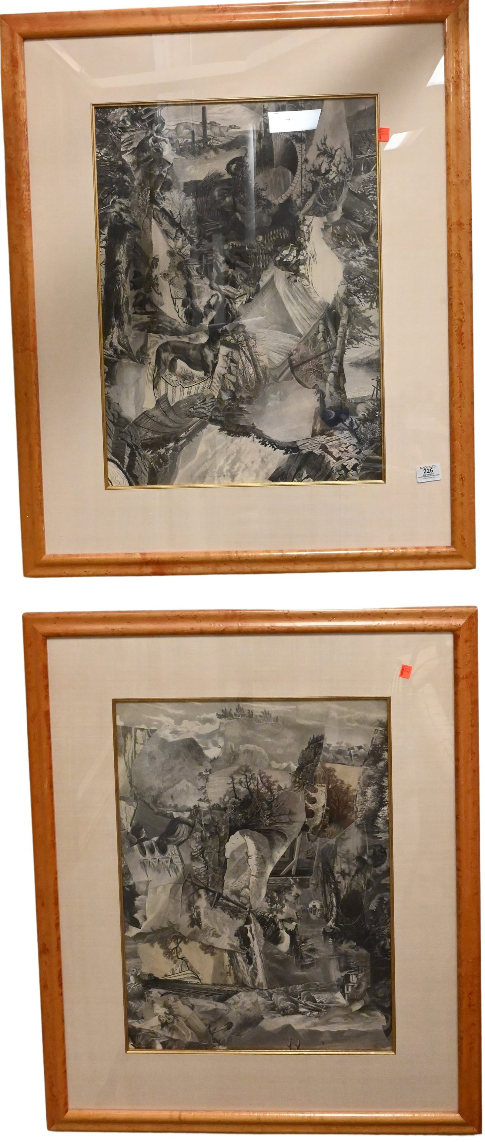 Pair of Framed Collages (1 of 7)